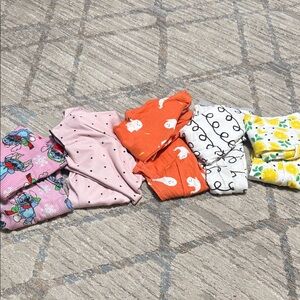 Lot of girls pajama sets.